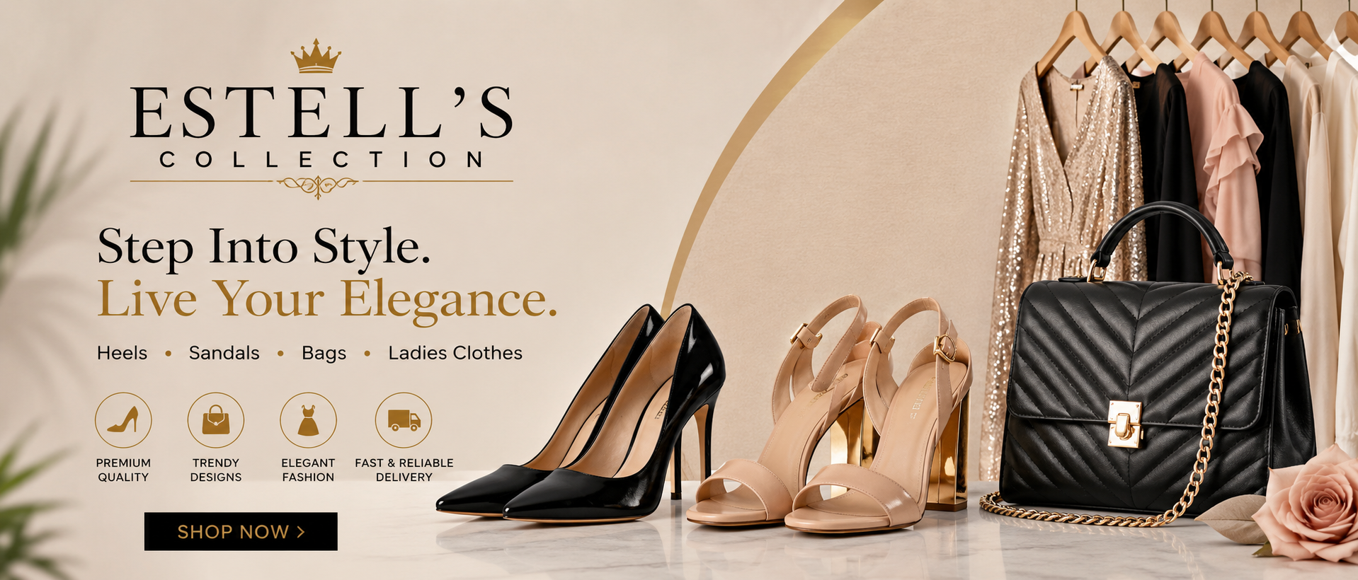 Estell's Collection - Heels, Sandals, Bags, Ladies Clothes